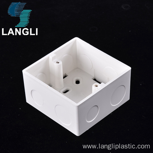 Pvc Switch Box Socket Single Gang Switch Box